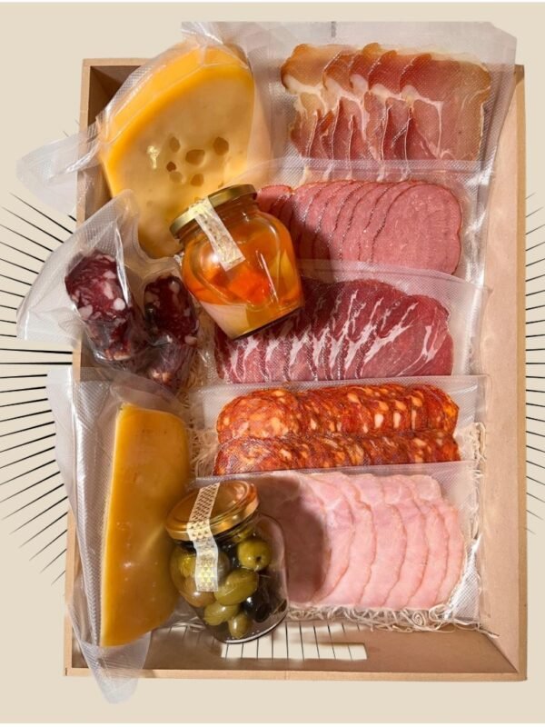 Box Picada Premium – regalo gourmet con charcutería artesanal