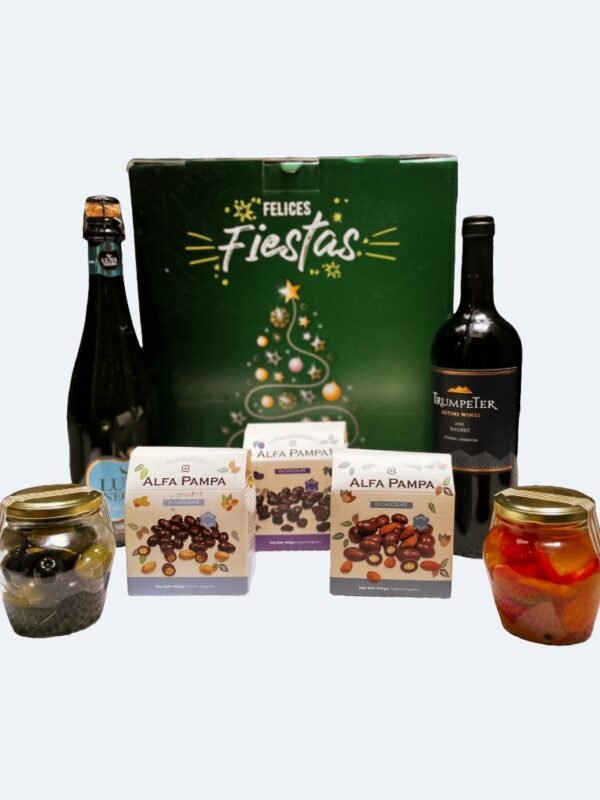 caja-navideña-7-productos-Premium-enjoy-a-picar-7-productos-11 caja navideña premium con 7 productos de calidad, dulce, salado y bebida.