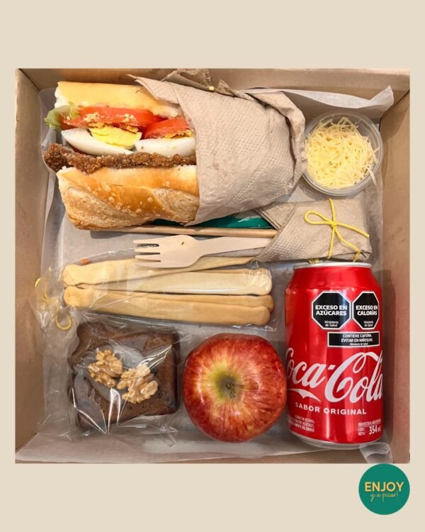 Box lunch listo para eventos, empresas y reuniones – presentación boutique