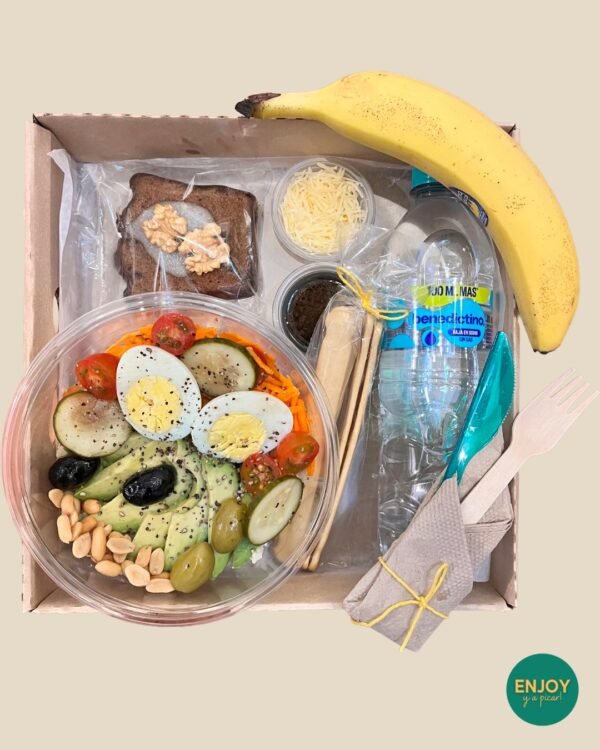 Box lunch listo para eventos, empresas y reuniones – presentación boutique