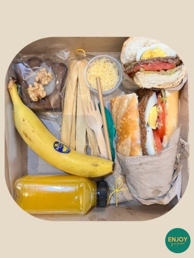 Lunch empresariales - una propuesta ideal para empresas, grupos, eventos, donde cada persona tiene su box individual con la comida del dia.