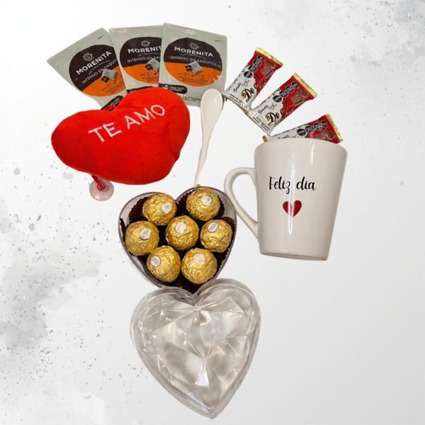 BOX-DESAYUNO-EXPRESS-SAN-VALENTÍN Box Desayuno San Valentín – Regalo Dulce con Taza, Chocolates y Peluche | Envíos en CABA y GBA