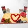 Picada San Valentín Gourmet con Cerveza, Quesos, Fiambres y Chocolates | Regalo Romántico