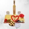Picadas-enjoy-y-a-picar-menu - 129 Picada San Valentín Gourmet con Vino, Quesos, Chocolates y Tabla | Regalo Romántico