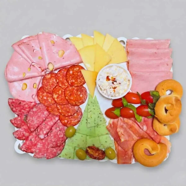 picada-italiana-presentacion-lista-para-consumir Picada italiana gourmet con mortadela, salames y quesos en Buenos Aires