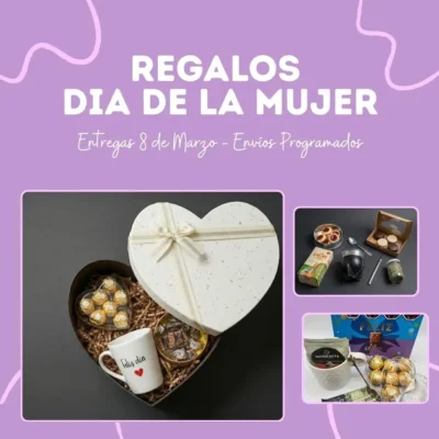 Box gourmet Día de la Mujer con taza, chocolates y presentación premium en Buenos Aires – Regalos empresariales 8 de marzo