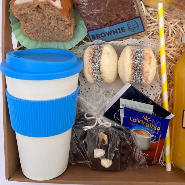 Box Desayuno Gourmet con Vaso Térmico