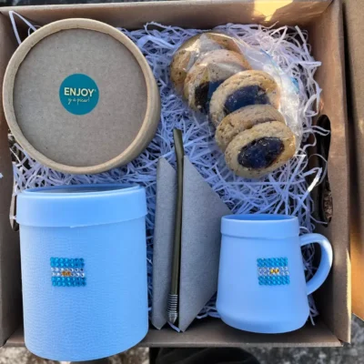 Box Matero Argentino Mate Plastico Y Dulces Artesanales