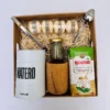 Set matero completo de Enjoy con mate, bombilla, frasco de burrito e infusiones.