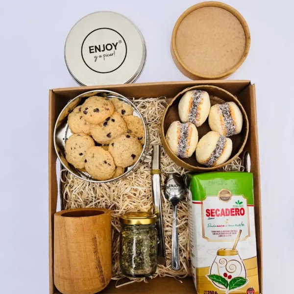 Box Matero Artesanal con Mate de Madera de Algarrobo