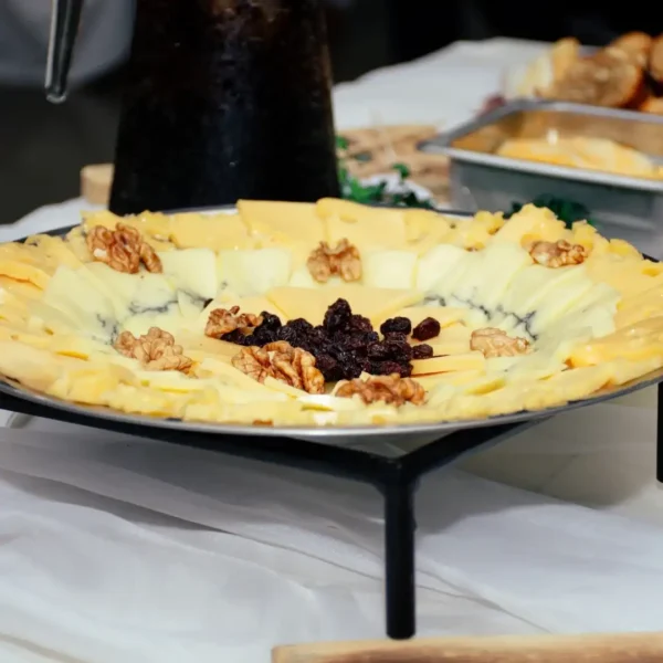 Picada quesera en casamiento