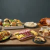 Mesa de catering completo. Enjoy y a picar!