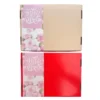 cajas-de-regalo-dia-de-la-madre-faja-floral-opciones-de-color Opciones de color de caja (kraft y roja) para el Box Día de la Madre Enjoy a Picar.